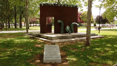 Memorial to victims of Spain's Civil War in Palencia’s Parque La Carcavilla